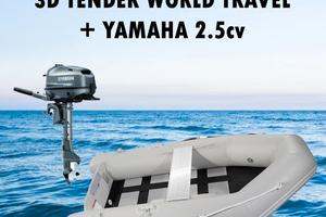 3D Tender World Travel + Yamaha 2.5cv