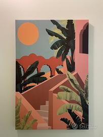 Stampa su tela esotica 60x90cm