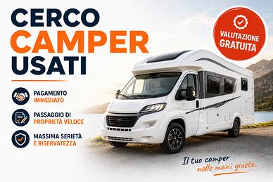 Acquistiamo camper usati