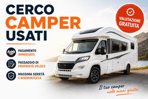 Acquistiamo camper usati