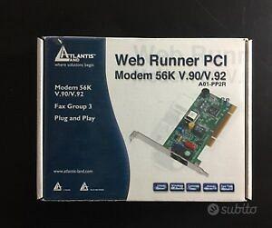 Scheda pci modem 56k v.90/v.92 - webrunner