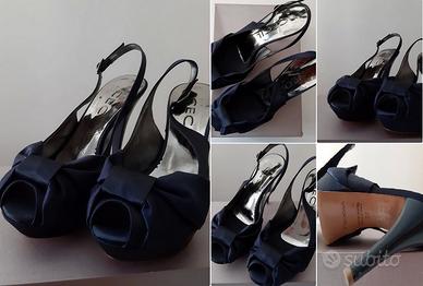 Scarpe cerimonia blu