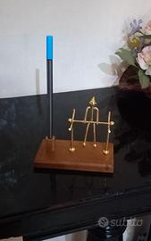 Porta penna da scrivania Pinocchio vintage 