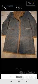 Cappotto donna blu 