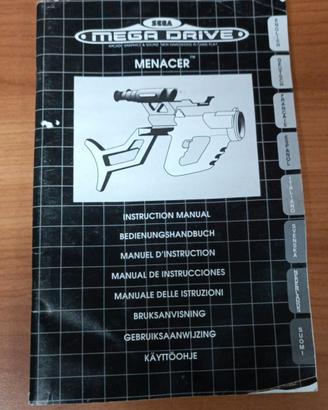 Menacer Sega Mega Drive SOLO istruzioni