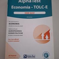 LIBRO 3500 QUIZ Alpha Test Economia - TOLC-E