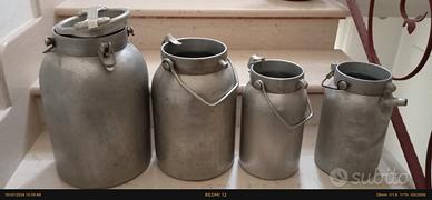 Set Latta Vintage  - Alluminio  - Guinzio Rossi - 