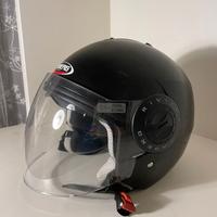 Casco Jet Caberg Riviera, Nero Opaco, Omologato E3