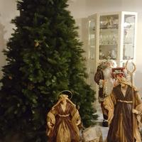 albero di natale 3 metri con Natività 