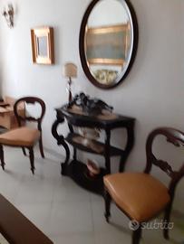 MOBILE CON SPECCHIO CON SEDIE