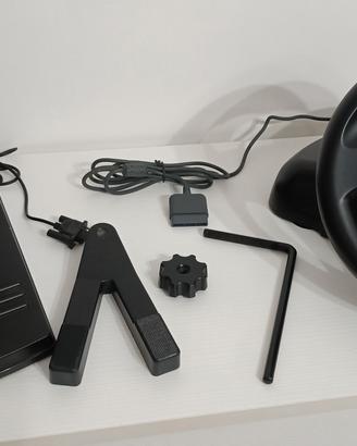 Volante e pedaliera per PlayStation 2 ps2 