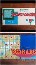 Gioco da tavolo Monopoli o Scarabeo