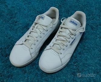 Scarpe adidas blu e on sale bianche