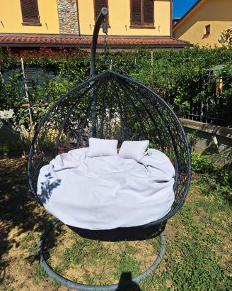 Poltrona sospesa a uovo 2 posti