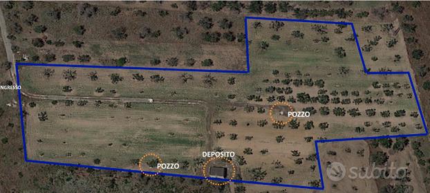 Terreno agricolo 1,16 ha e 1 vano deposito