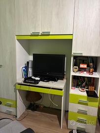 CamerettArmadio ponte, i 2 letti non sono compresi