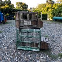 Gabbie in legno vintage