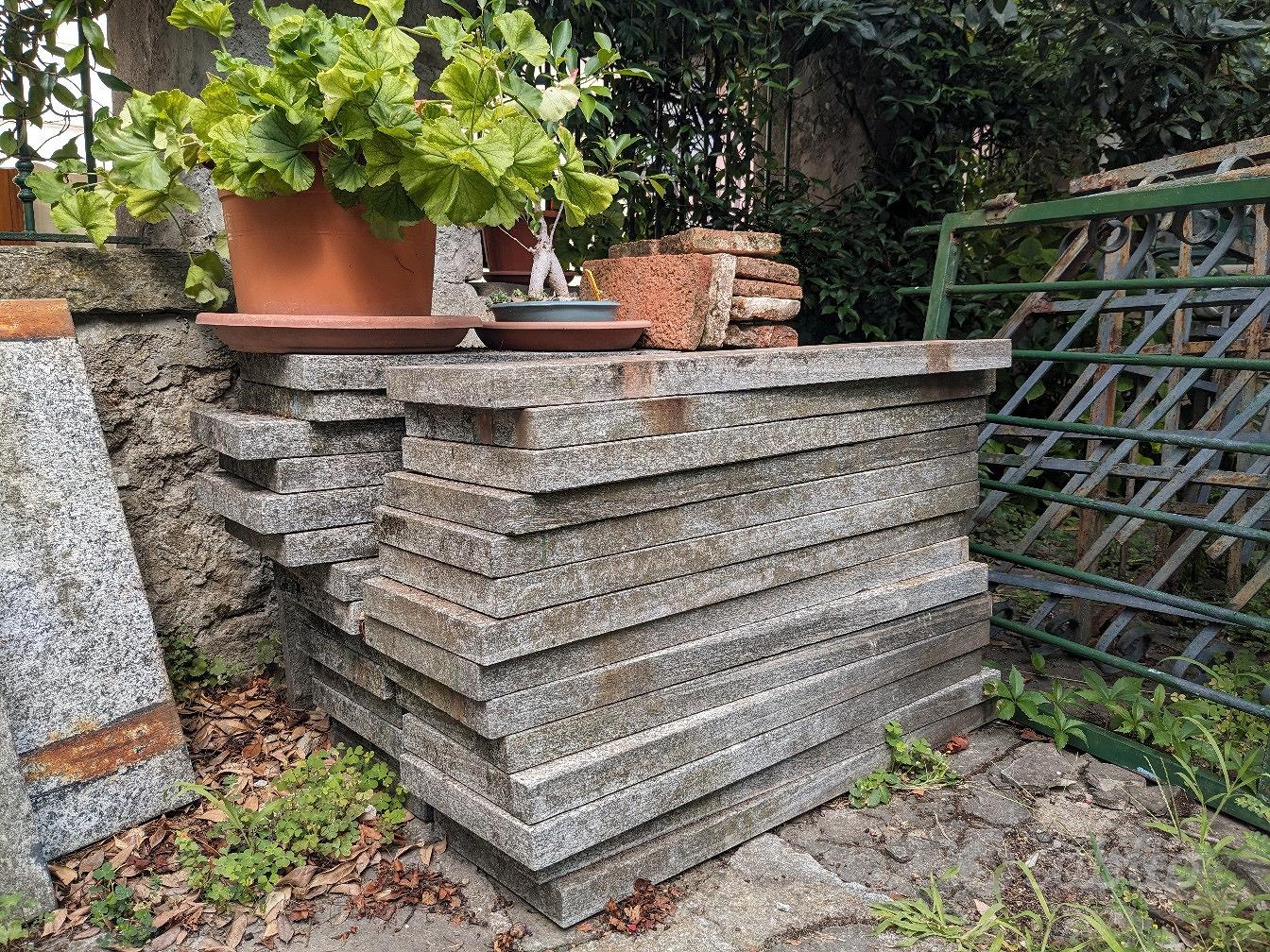 Pietra Per Gradini Da Giardino In Cemento, Verde, Diametro 27 Cm, Per Vialetti E Decorazione Esterna