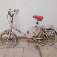 Bicicletta bambina ragazzina vintage pieghevole