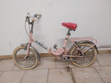 Bicicletta bambina ragazzina vintage pieghevole