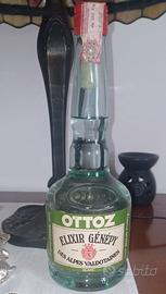 RARA BOTTIGLIA OTTOZ ELIXIR GENEPY DES ALPES 75 CL