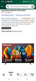 TV Hisense "65"
