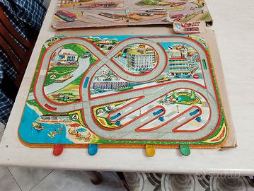 pista in latta vintage 