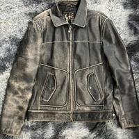 Giacca in VERA PELLE Guess - Taglia S - Vintage
