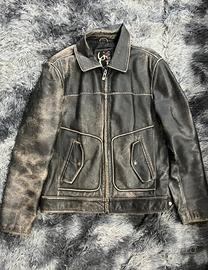 Giacca in VERA PELLE Guess - Taglia S - Vintage