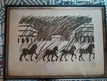 Litografia di Mario Ceroli (1984)