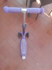 Monopattino Bambini Maxi Micro Viola