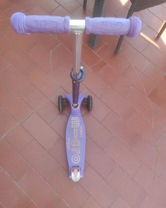 Monopattino Bambini Maxi Micro Viola