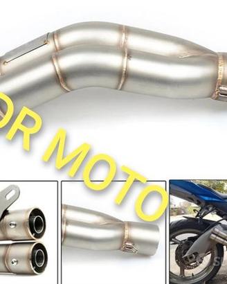 Scarico universale DOUBLE 380 MM AL TIG