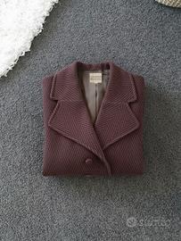 Giacca Cappotto Corto Vintage in Lana Gioiello