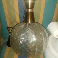 lampada sospensione sferica vintage