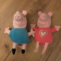 Peluche Peppa Pig & George