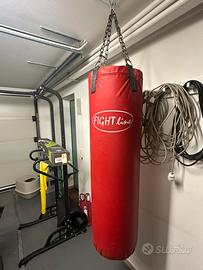 Sacco Fight Line per Kickboxe con Guantoni Leone