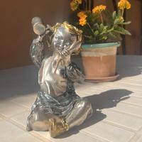 Statuetta Argento Angelo Bambino - Mastro Raddi