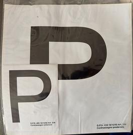 Kit “P” principiante scuola guida auto