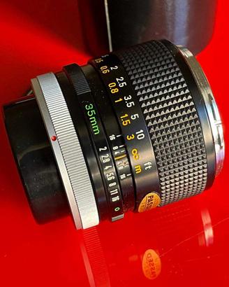 Canon FD 35mm f/2 concavo rarissimo