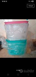 2 contenitori x congelare 1 l tupperware 