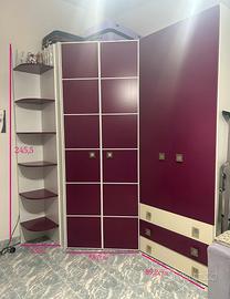 Armadio angolare moderno (prezzo Trattabile)