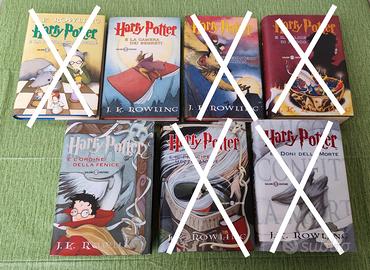 Collezione libri Harry Potter 2 e 5 Salani