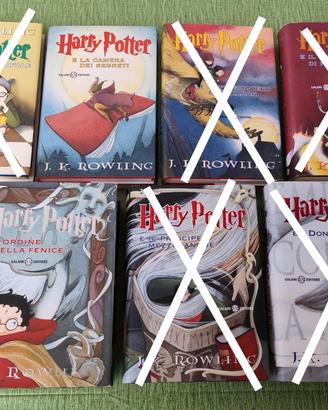 Collezione libri Harry Potter 2 e 5 Salani