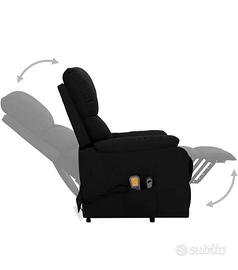 poltrona elettrica massaggiante