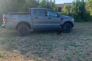 Roll bar montato su Ford ranger modello wolftrack