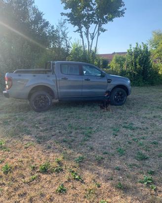 Roll bar montato su Ford ranger modello wolftrack