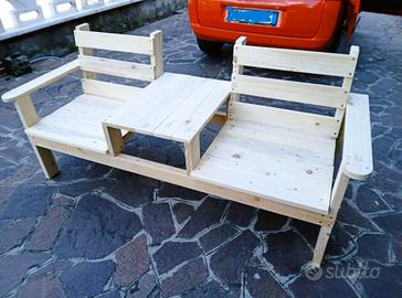 panchina in legno