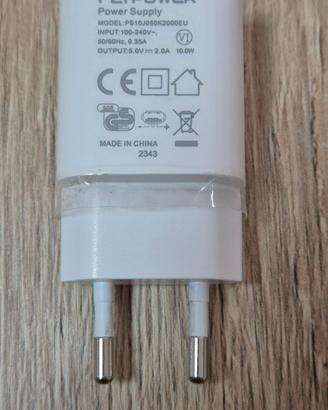 Caricabatterie USB Fly Power 5V 2A 10W nuovo