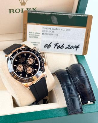 Rolex Daytona Oro Rosa, Full set, si Permute